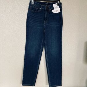 CK Calvin Klein High Rise Skinny Cropped Denim Jeans 4